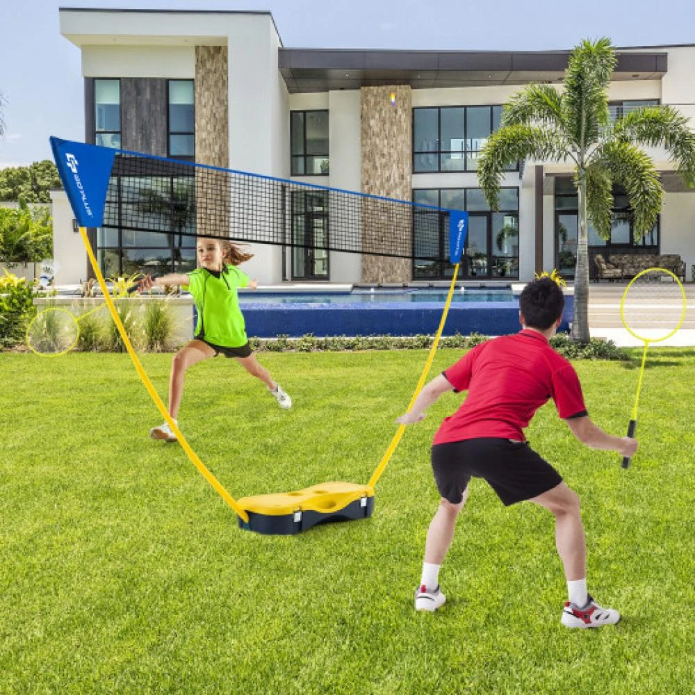 商品Hivvago|Portable Badminton Set Outdoor Sport Game Set with 2 Shuttlecocks,价格¥471,第5张图片详细描述