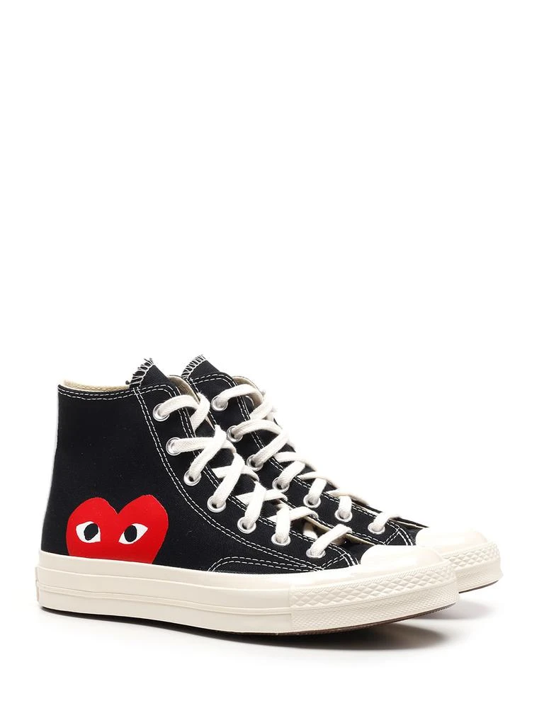商品Comme des Garcons|Black Hight Converse With Red Heart,价格¥1419,第2张图片详细描述