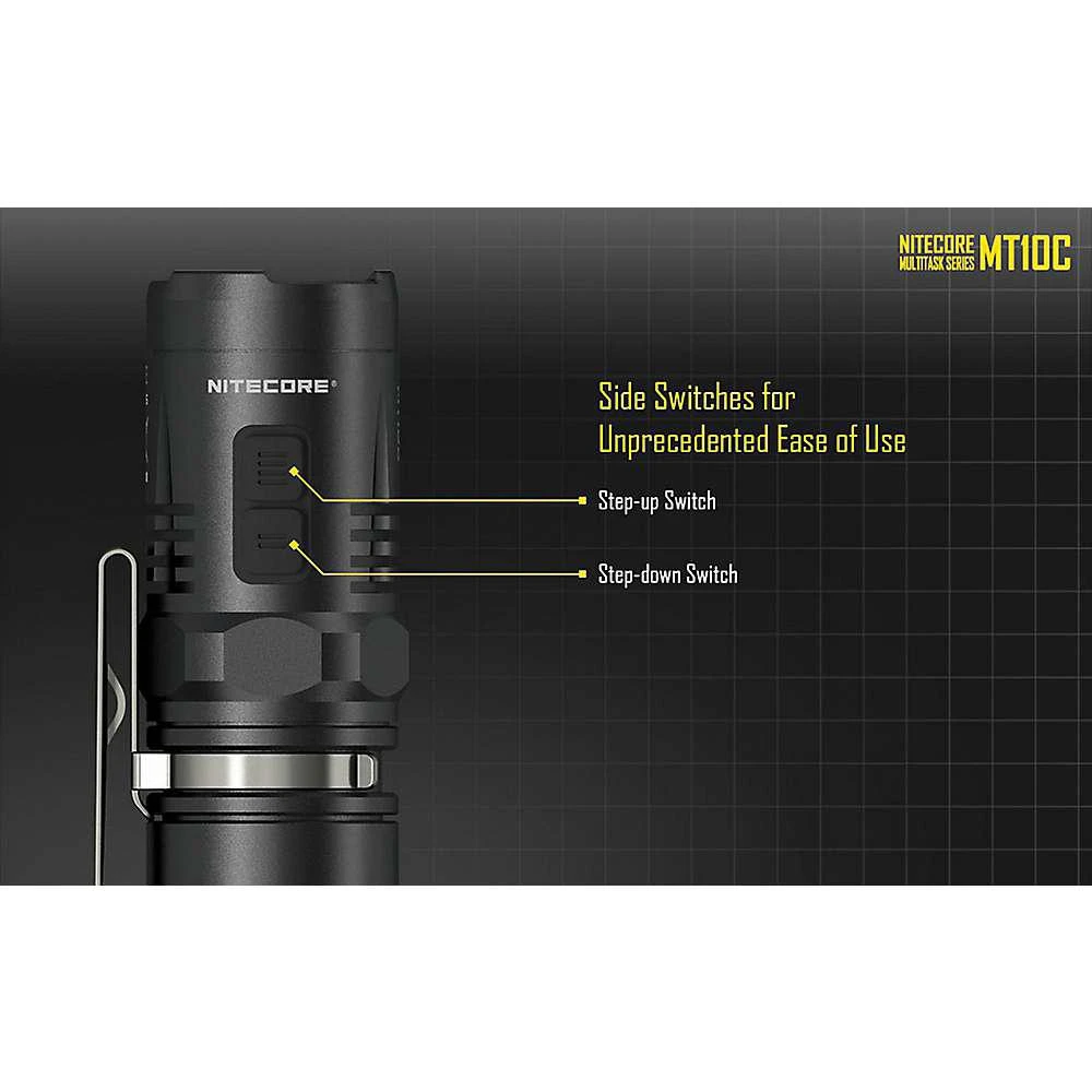 商品NITECORE|NITECORE MT10C 920 Lumen EDC Flashlight with Red Light,价格¥330,第5张图片详细描述
