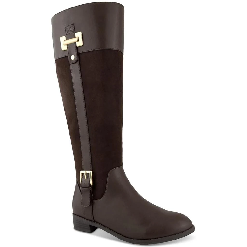 商品Karen Scott|Karen Scott Womens Deliee 2 Wide Calf Knee-High Riding Boots,价格¥146,第5张图片详细描述