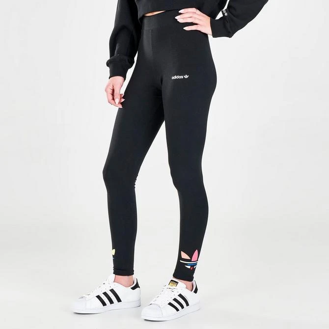 商品Adidas|Women's adidas Originals Adicolor Shattered Trefoil Tights,价格¥112,第3张图片详细描述