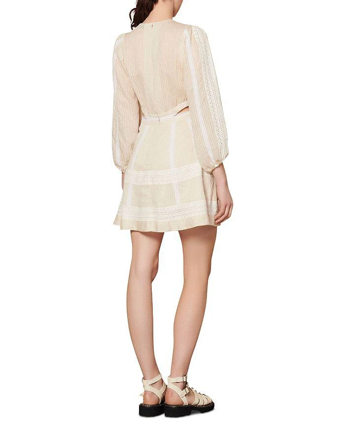 商品Sandro|Alaya V Neck Dress,价格¥2426,第2张图片详细描述