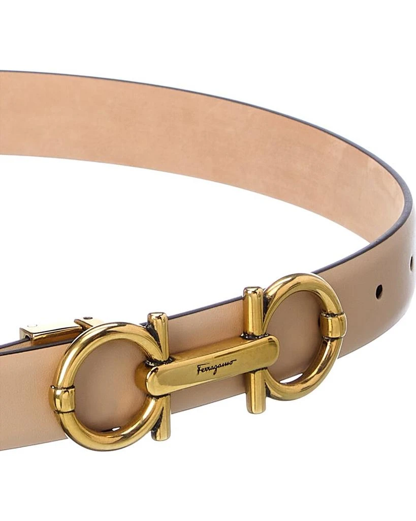 商品Salvatore Ferragamo|Salvatore Ferragamo Gancini Adjustable Leather Belt,价格¥2858,第2张图片详细描述