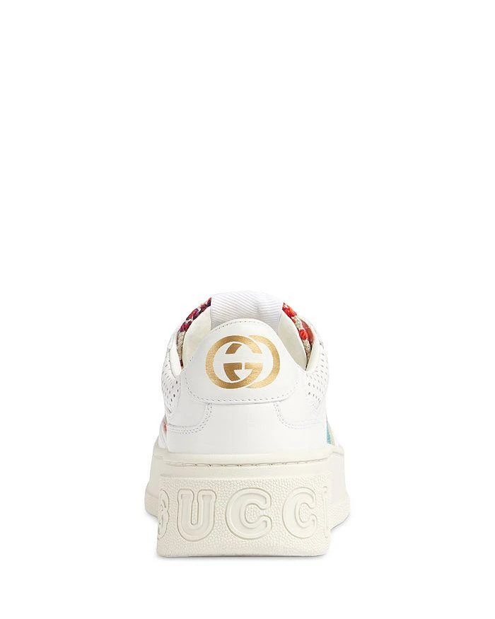 商品Gucci|Women's GG Logo Platform Low Top Sneakers,价格¥7292,第5张图片详细描述