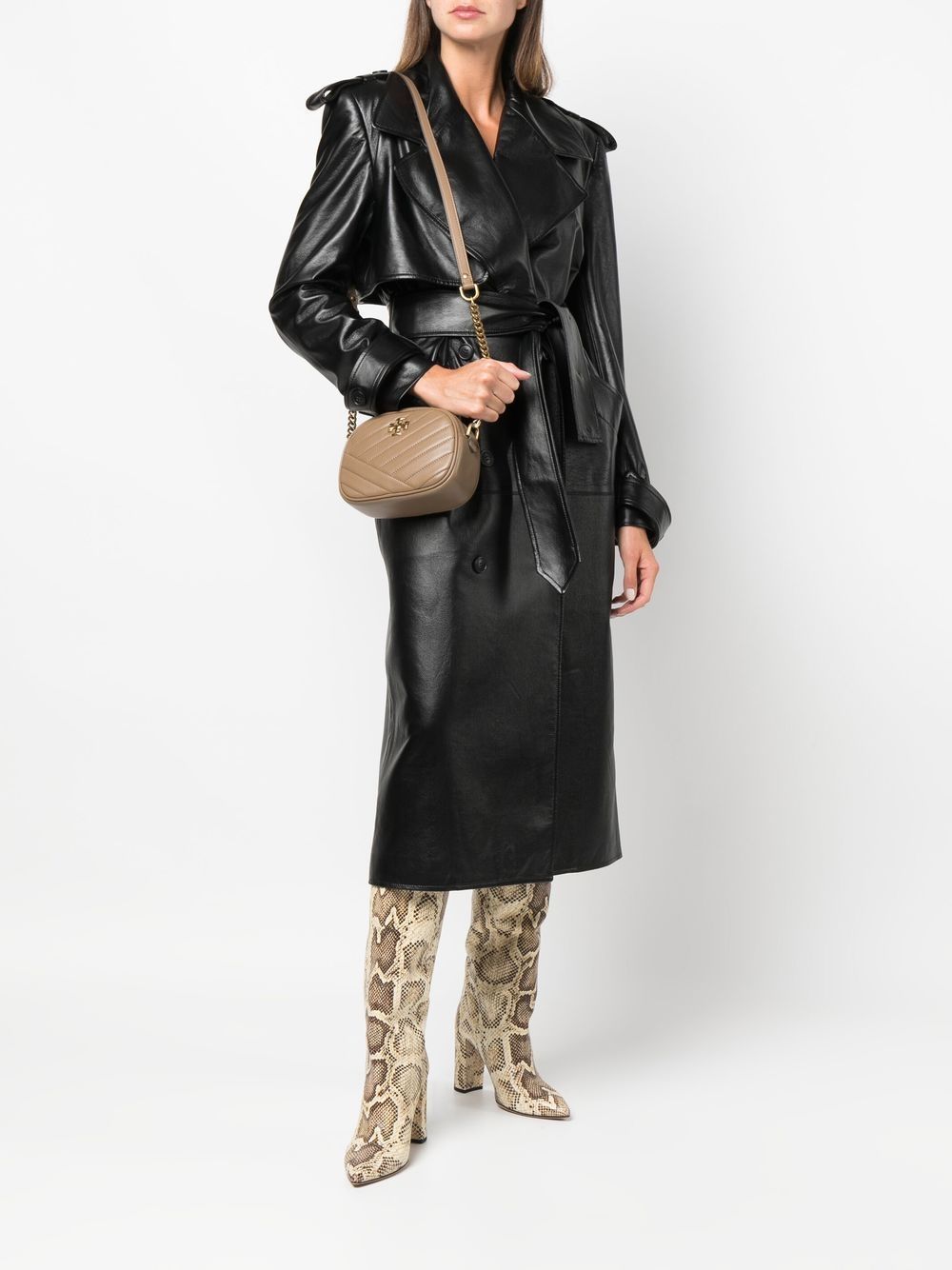 商品Tory Burch|Tory Burch 女士单肩包 90450KIRA250 米白色,价格¥2113,第5张图片详细描述
