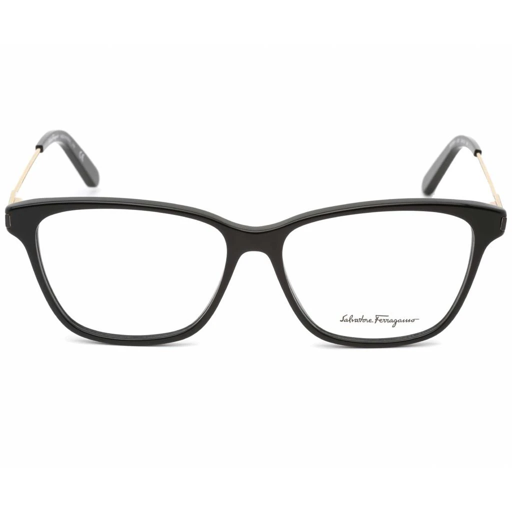商品Salvatore Ferragamo|Salvatore Ferragamo Women's Eyeglasses - Black Rectangular Plastic Frame | SF2851 001,价格¥445,第2张图片详细描述