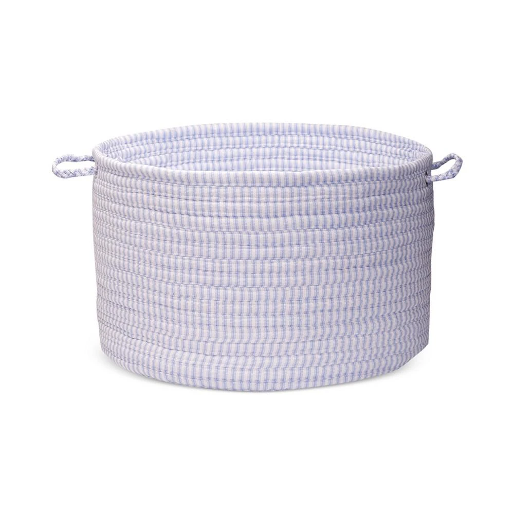 商品Colonial Mills|16" x 10" Solid Ticking Fabric Basket,价格¥670,第1张图片
