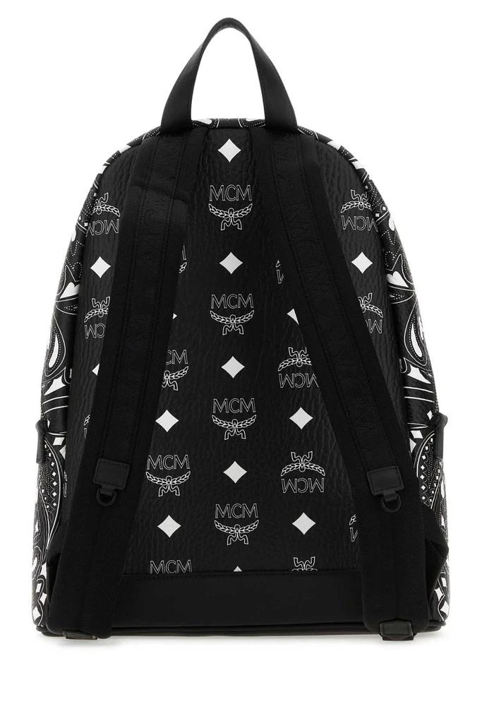 商品MCM|MCM Monogram Print Zipped Backpack,价格¥6666,第2张图片详细描述