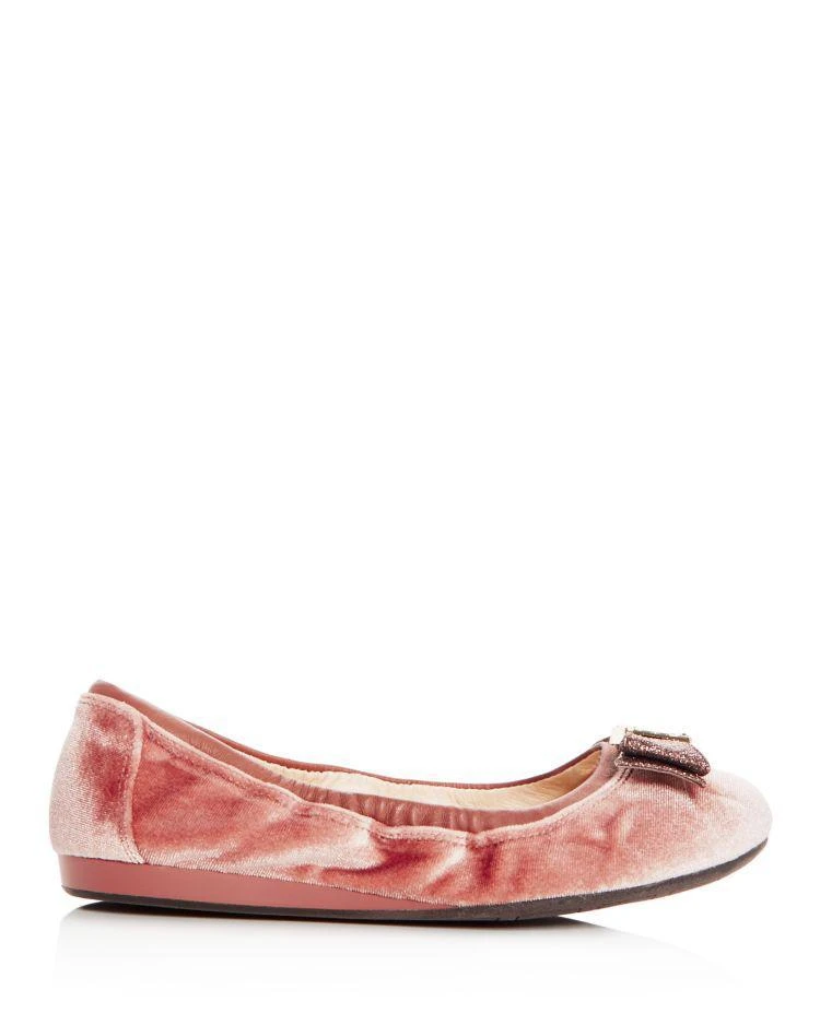 商品Cole Haan|Women's Tali Velvet Bow Ballet Flats,价格¥432,第2张图片详细描述