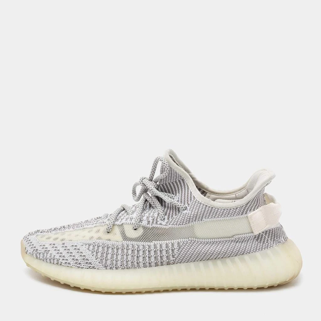 商品[二手商品] YEEZY|Yeezy x adidas Grey/White Knit Fabric 350 V2 Static Sneakers Size 45 1/3,价格¥3140,第1张图片
