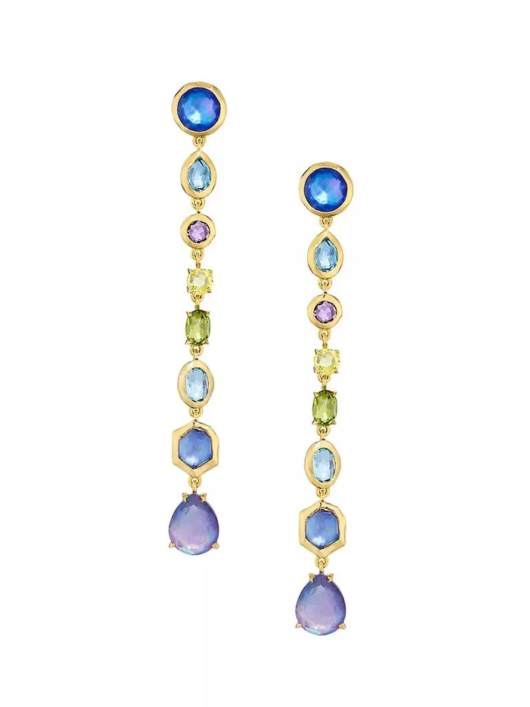 商品Ippolita|Rock Candy 18K Yellow Gold &amp; Multi-Gemstone Drop Earrings,价格¥23154,第1张图片