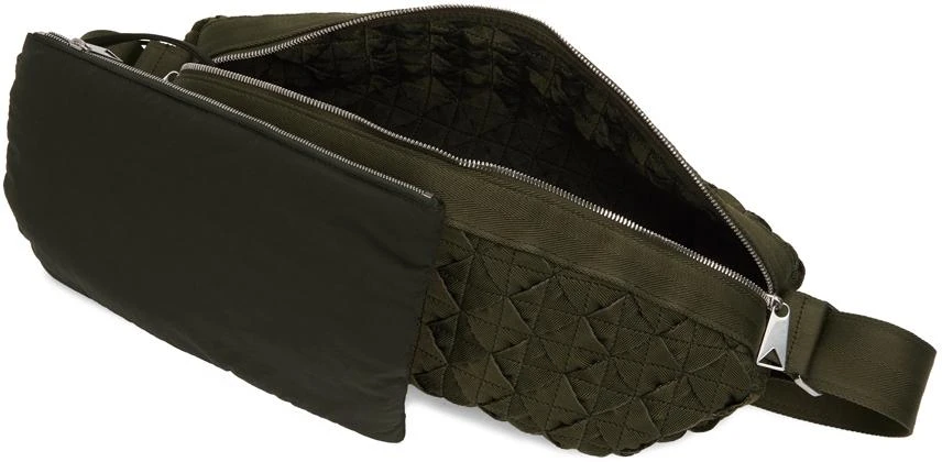 商品Bottega Veneta|军绿色 Intrecciato 腰包,价格¥19098,第3张图片详细描述
