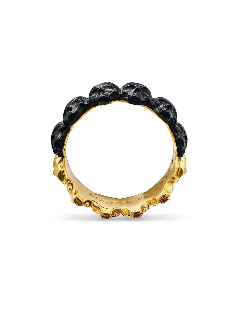 商品David Yurman|Memento Mori Skull Band Ring in 18K Yellow Gold,价格¥28848,第5张图片详细描述