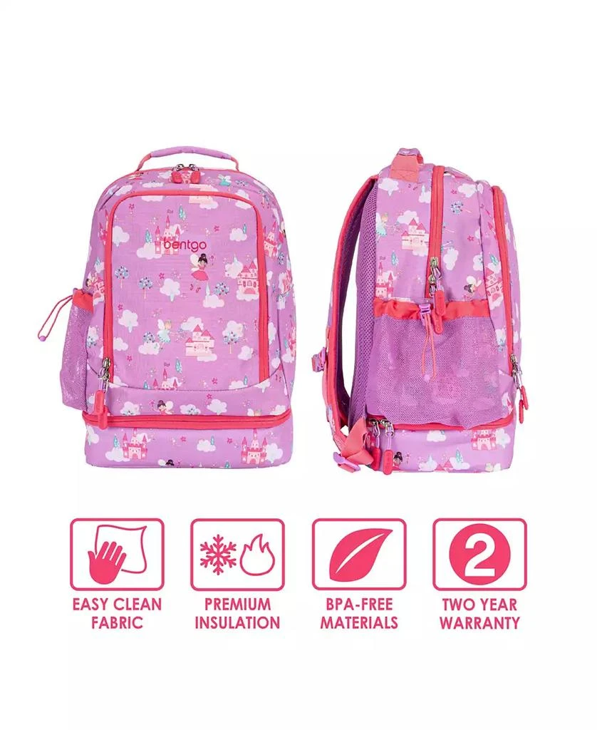 商品Bentgo|Kids Prints 2-In-1 Backpack and Insulated Lunch Bag - Fairies,价格¥266,第3张图片详细描述