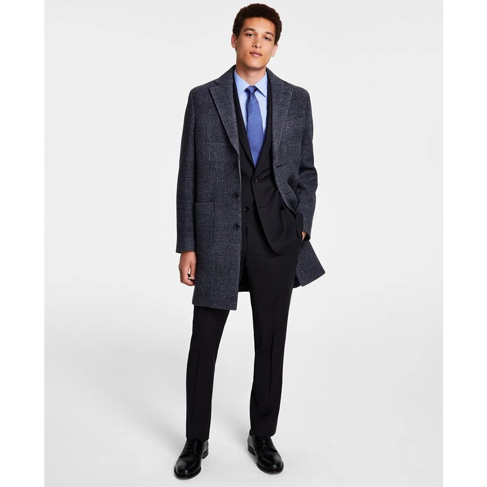 商品Brooks Brothers|Men's Plaid Double-Face Wool Blend Overcoat,价格¥2225,第1张图片
