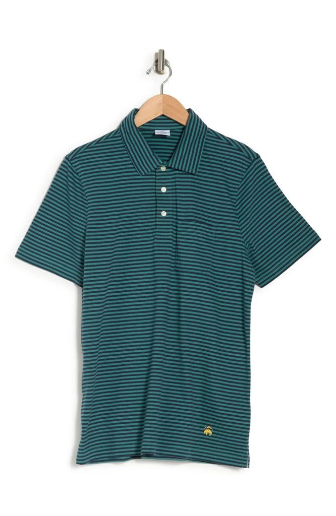 商品Brooks Brothers|Feeder Stripe Cotton Polo,价格¥213,第3张图片详细描述