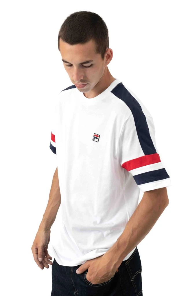 商品Fila|Juan T-Shirt - White/Peacoat/Red,价格¥89,第2张图片详细描述