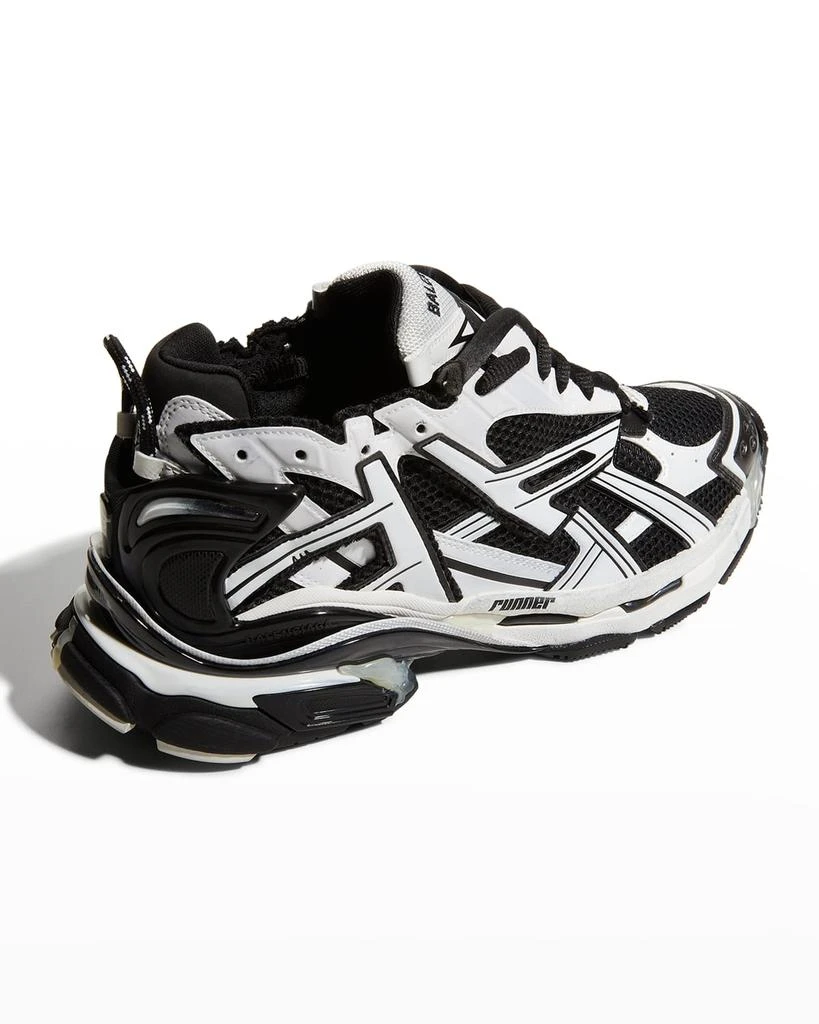 商品Balenciaga|Men's Runner Mesh & Nylon Sneakers,价格¥9184,第3张图片详细描述