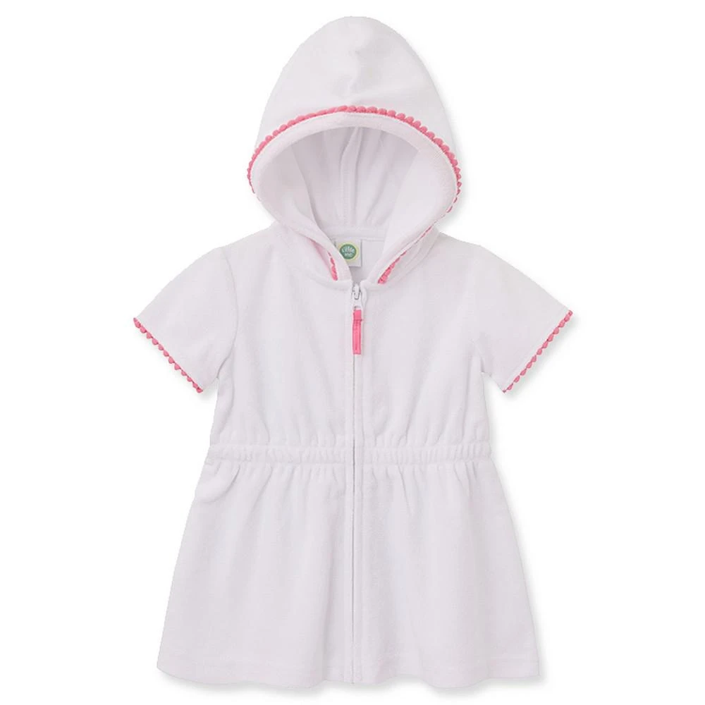 商品Little Me|Baby Girls Terry Zip Swim Cover Up,价格¥162,第4张图片详细描述