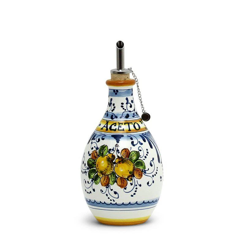 商品Artistica - Deruta of Italy|Limoncini: Vinegar 'Aceto' Bottle Dispenser,价格¥891,第1张图片