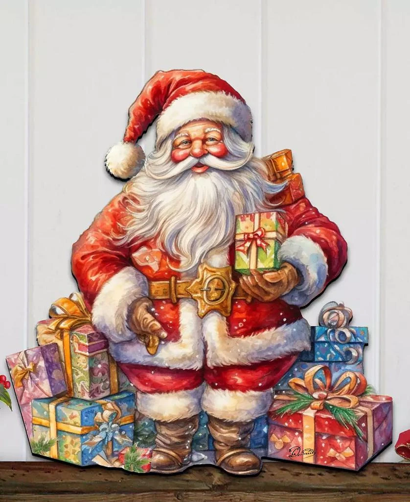 商品Designocracy|The Joy of Giving Christmas Wooden Door Decor Wall Decor G. DeBrekht,价格¥1095,第4张图片详细描述
