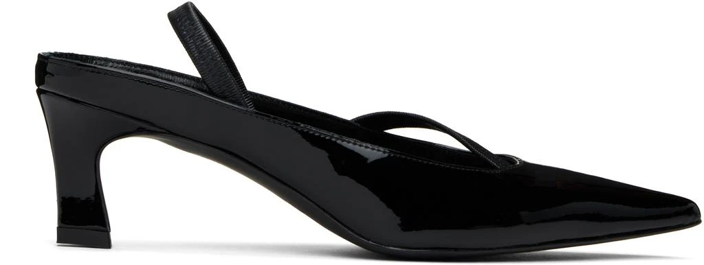 商品Justine Clenquet|Black Sofia Slingback Heels,价格¥1939,第1张图片