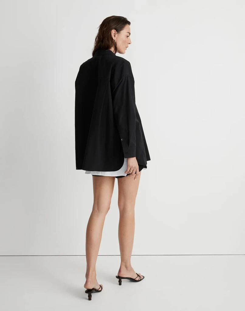 商品Madewell|The Signature Poplin Oversized Shirt,价格¥319,第3张图片详细描述