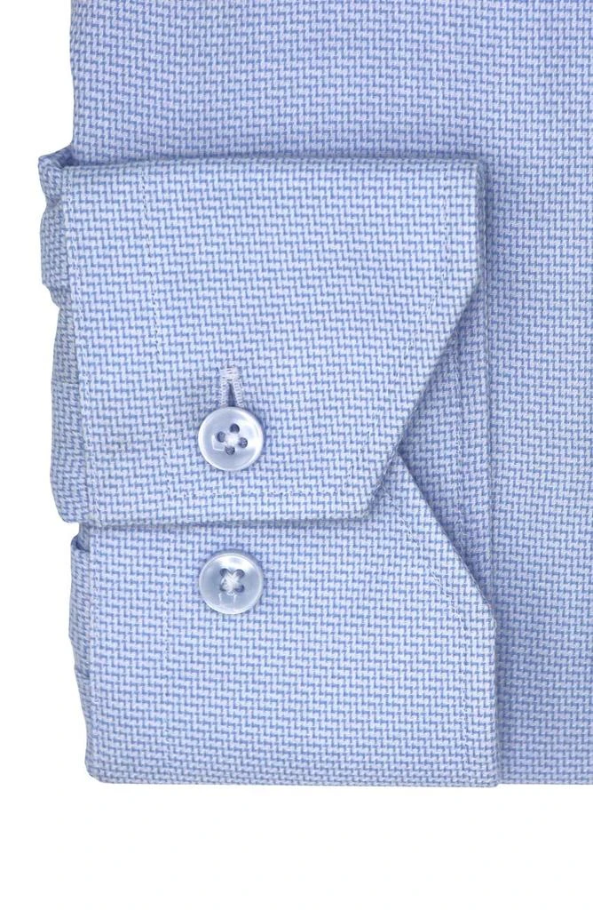 商品Lorenzo Uomo|Trim Fit Zig Zag Textured Dress Shirt,价格¥414,第3张图片详细描述