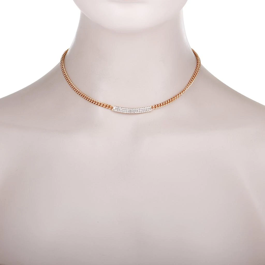 商品Swarovski|Vio Crystals Pave Pendant Rose Gold Plated Chain Necklace,价格¥330,第2张图片详细描述