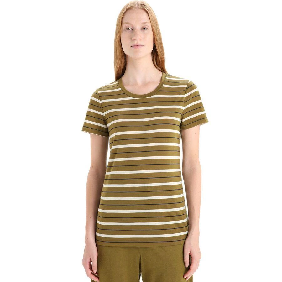 商品Icebreaker|Wave Stripe Short-Sleeve T-Shirt - Women's,价格¥281,第1张图片