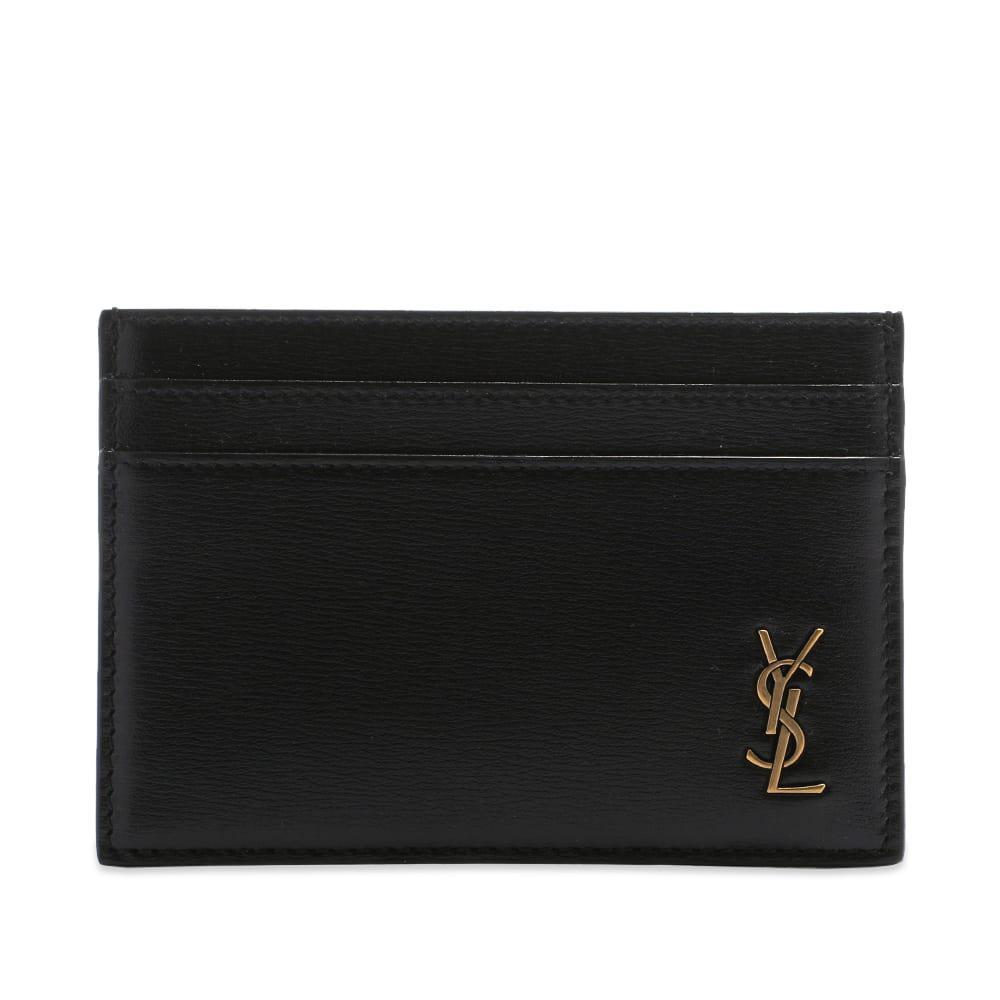 商品Yves Saint Laurent|Saint Laurent YSL Metal Logo Cardholder,价格¥2042,第1张图片