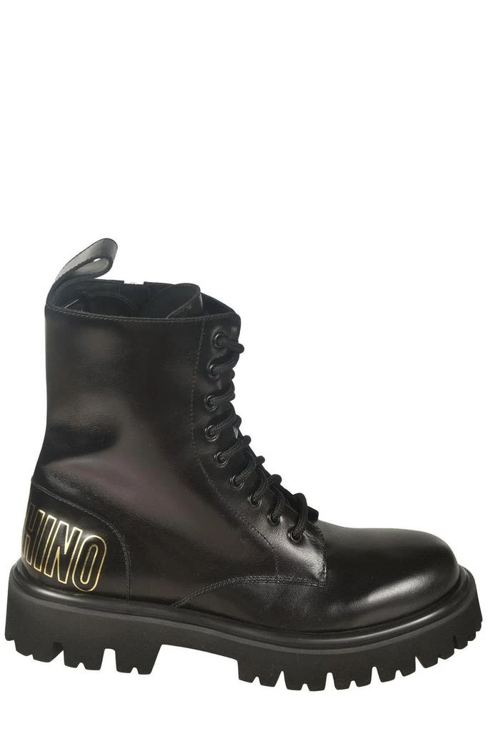 商品Moschino|Moschino Logo-Embossed Lace-Up Boots,价格¥3755,第1张图片