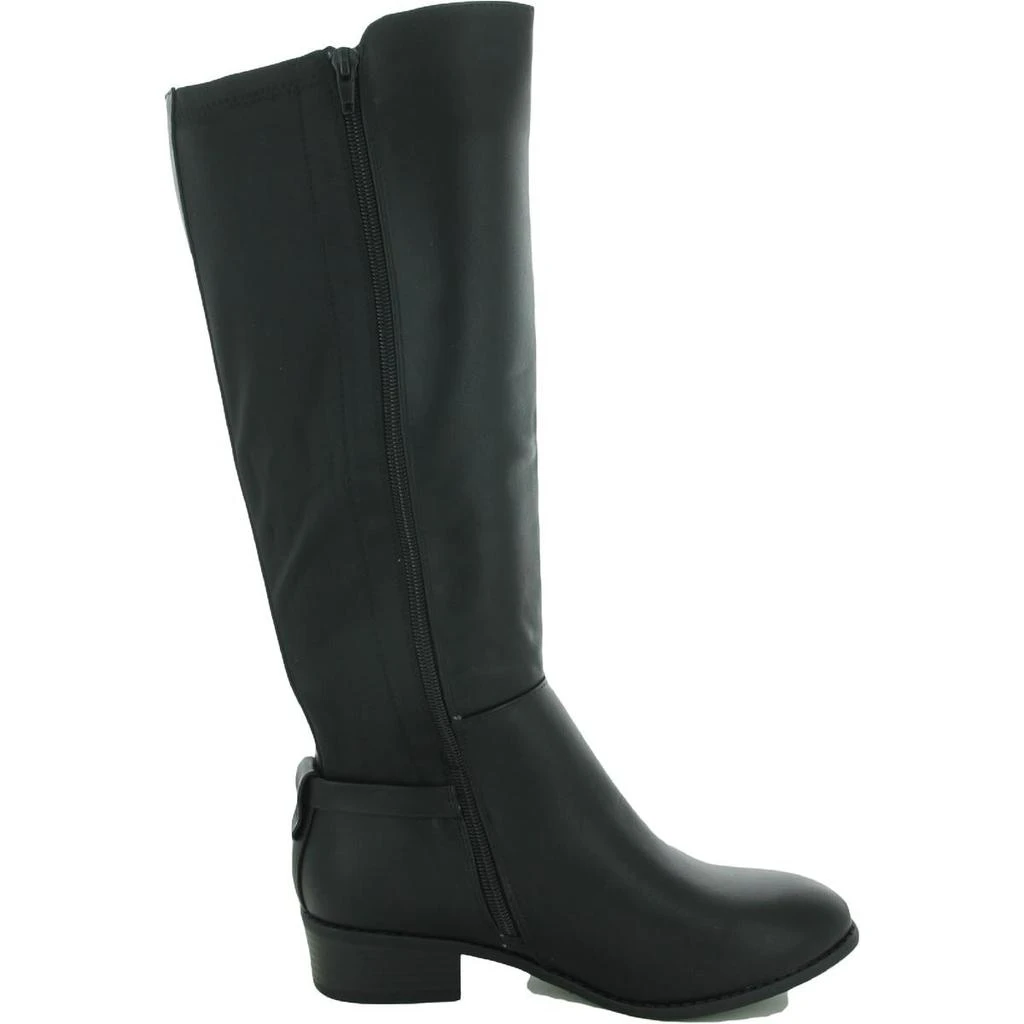 商品Karen Scott|Karen Scott Womens Valeree Faux Leather Round Toe Knee-High Boots,价格¥77,第2张图片详细描述