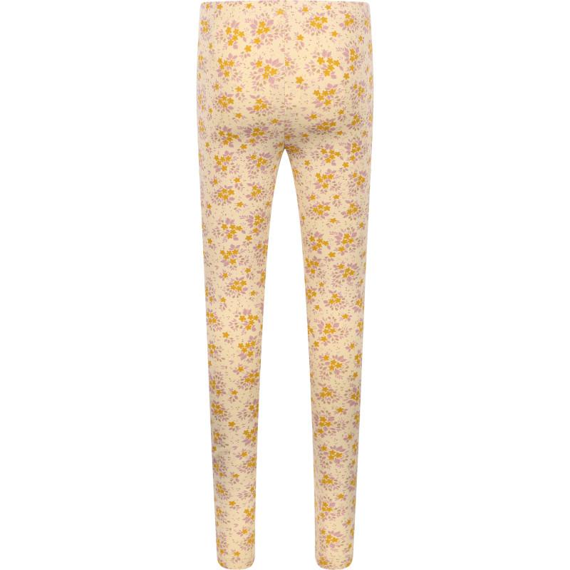 Flowers all over organic cotton leggings in beige商品第2张图片规格展示