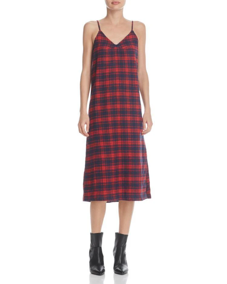 商品PPLA|PPLA Ella Plaid Slip Dress,价格¥219,第1张图片