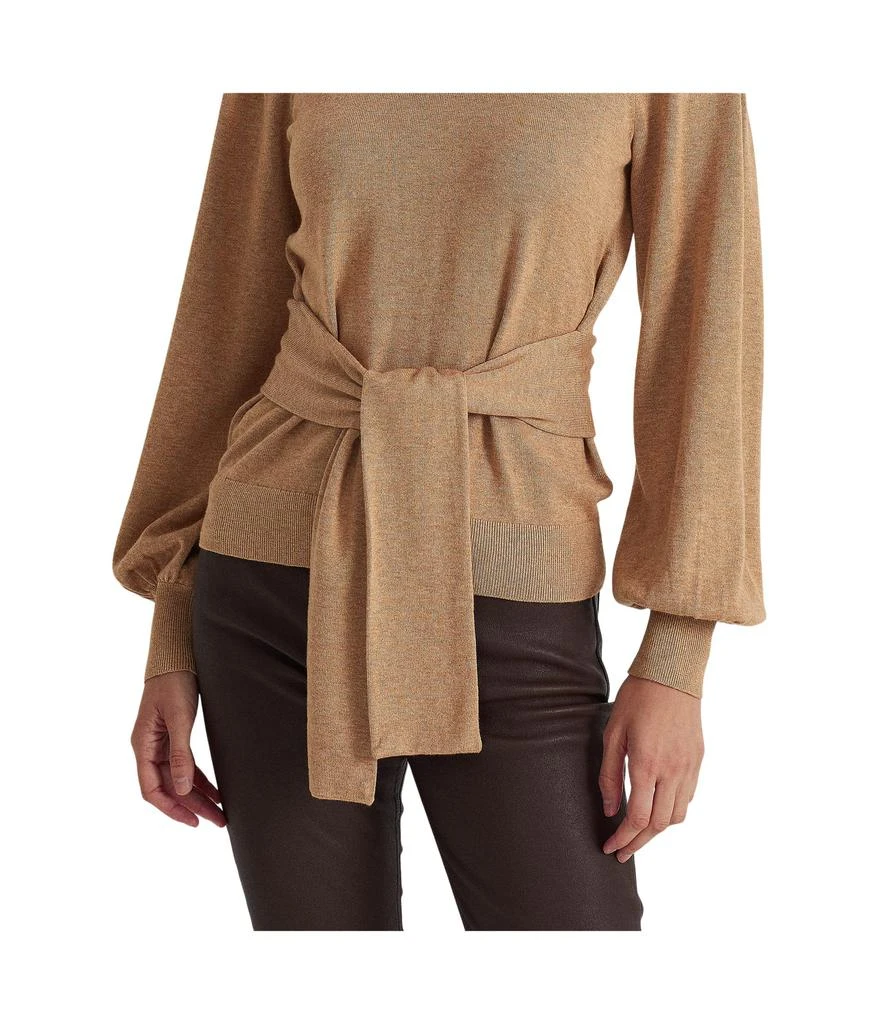 商品Ralph Lauren|Belted Cotton-Blend Sweater,价格¥942,第3张图片详细描述