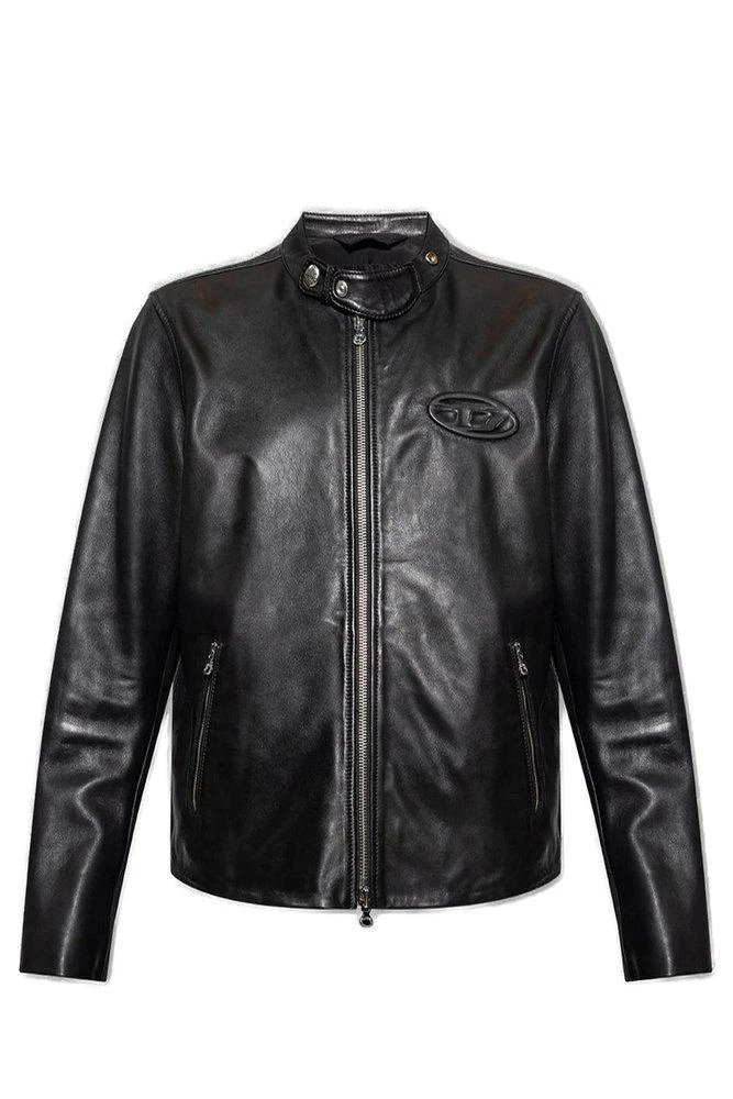 商品Diesel|Diesel Zip-Up Leather Jacket,价格¥3010,第1张图片