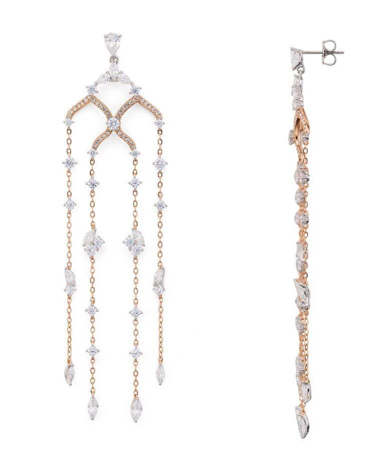 商品Nadri|Ivy Chain Chandelier Earrings,价格¥1011,第1张图片
