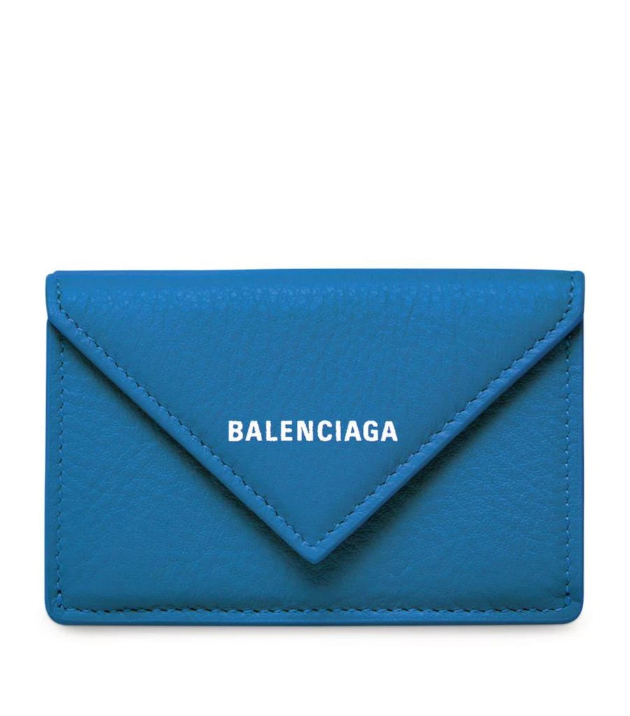 商品Balenciaga|Mini Leather Papier Wallet,价格¥2098,第1张图片