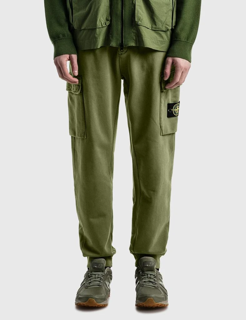 商品Stone Island|Cotton Fleece Sweatpants,价格¥1397,第3张图片详细描述