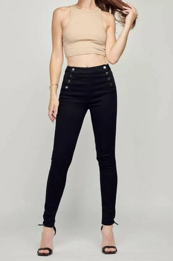 商品CELLO|Cello - Jetta High Waisted Sailor Skinny Jeans,价格¥326,第4张图片详细描述