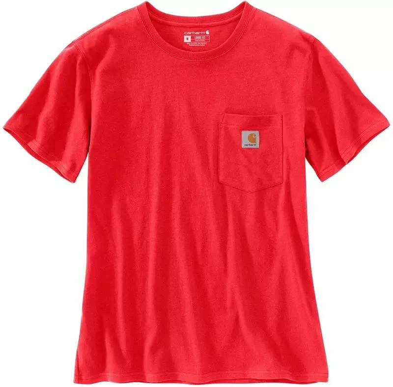 商品Carhartt|Carhartt Women's WK87 Workwear Pocket SS T-Shirt,价格¥166,第3张图片详细描述
