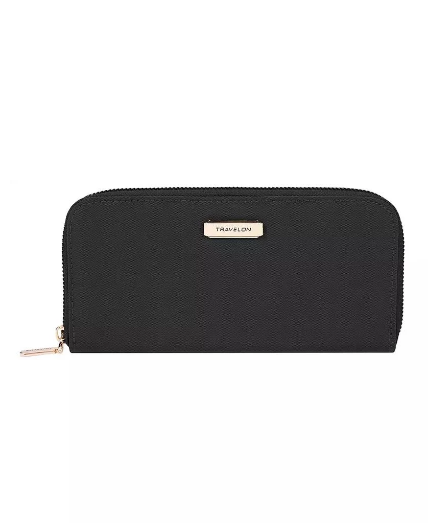 商品Travelon|RFID Blocking Zip Wallet,价格¥145,第1张图片