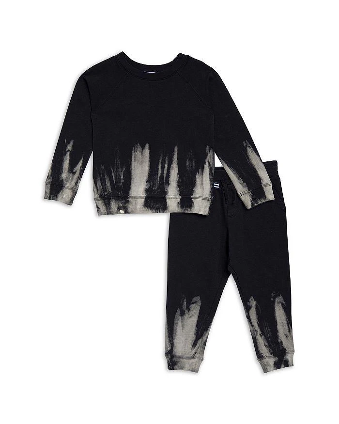 商品Splendid|Boys' Bleach Dye Sweatshirt & Jogger Pants Set - Little Kid,价格¥285,第1张图片