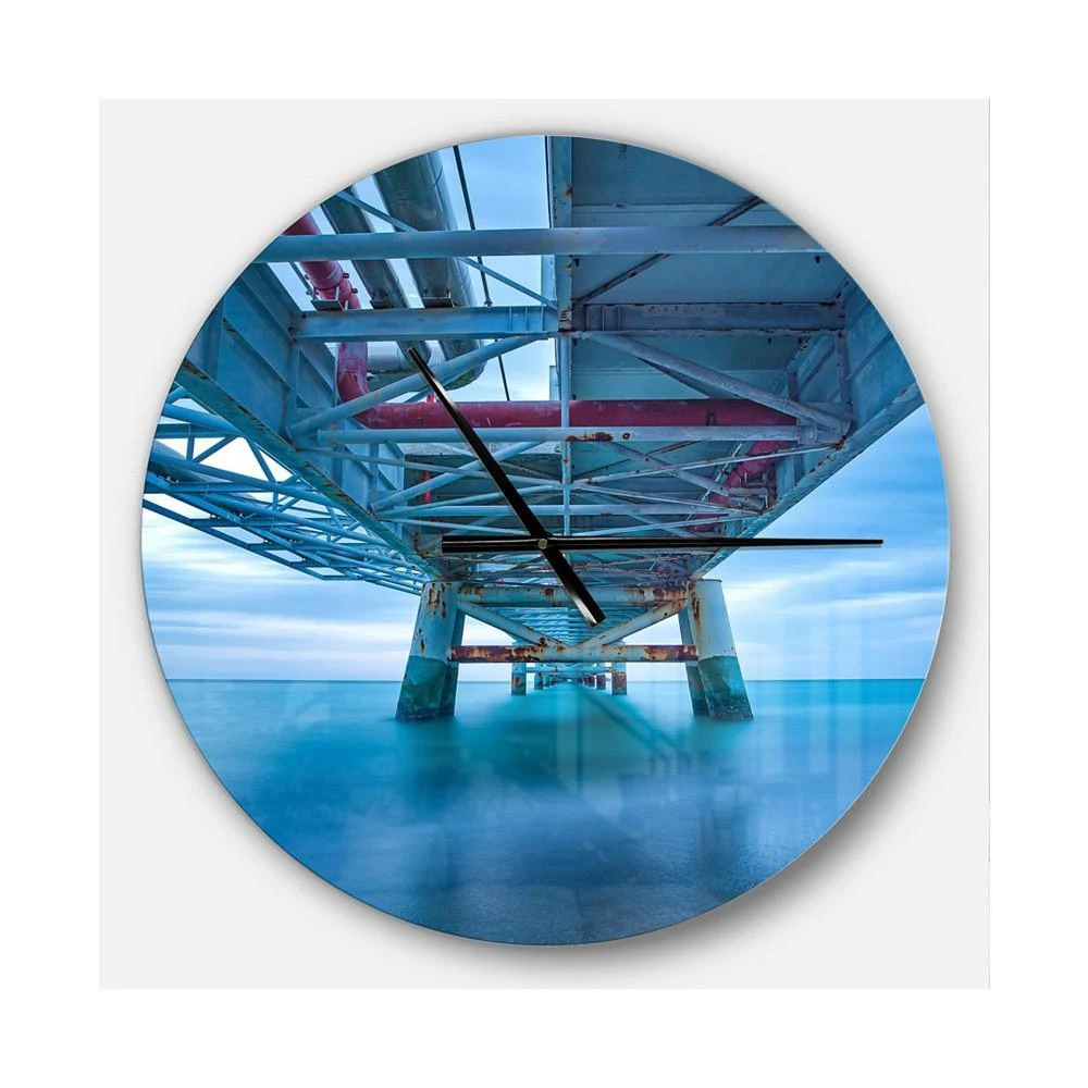 商品Design Art|Designart Oversized Coastal Round Metal Wall Clock,价格¥1226,第1张图片