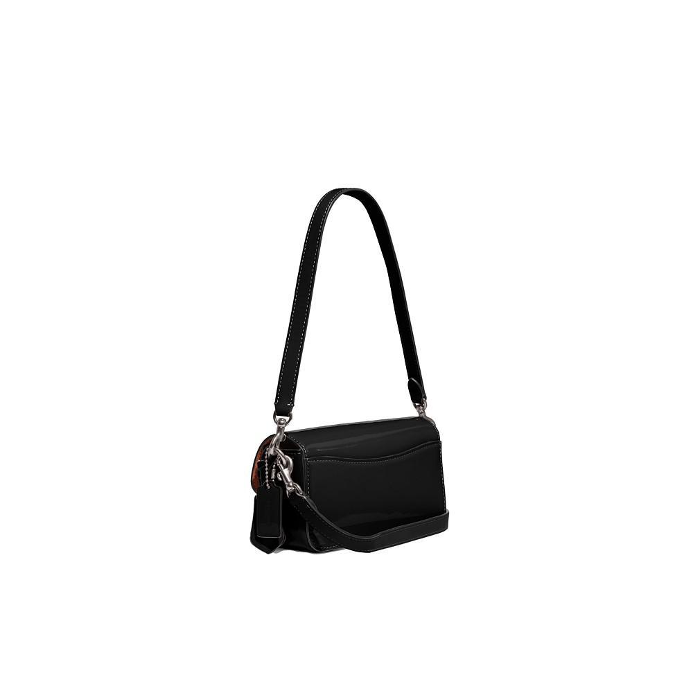 商品Coach|Women's Patent Leather Studio Baguette Bag,价格¥2533,第5张图片详细描述