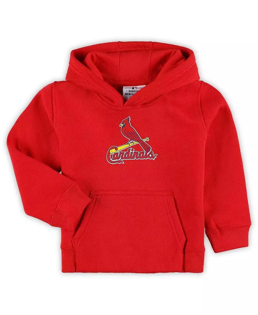 商品Outerstuff|Toddler Boys and Girls Red St. Louis Cardinals Team Primary Logo Fleece Pullover Hoodie,价格¥225,第1张图片