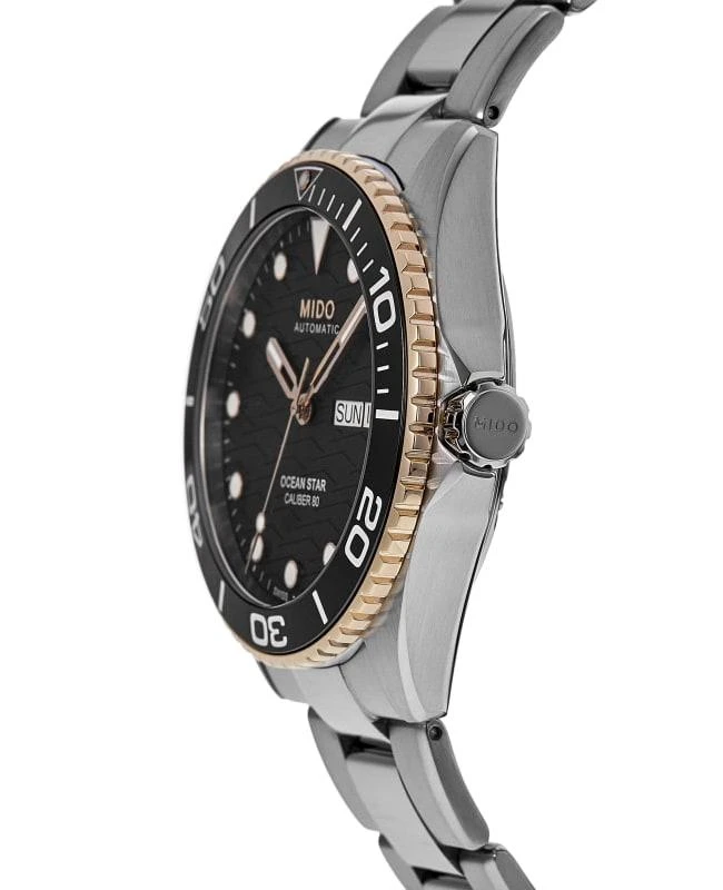 商品MIDO|Mido Ocean Star 200 C Black Dial Grey Steel Men's Watch M042.430.21.051.00,价格¥6714,第3张图片详细描述