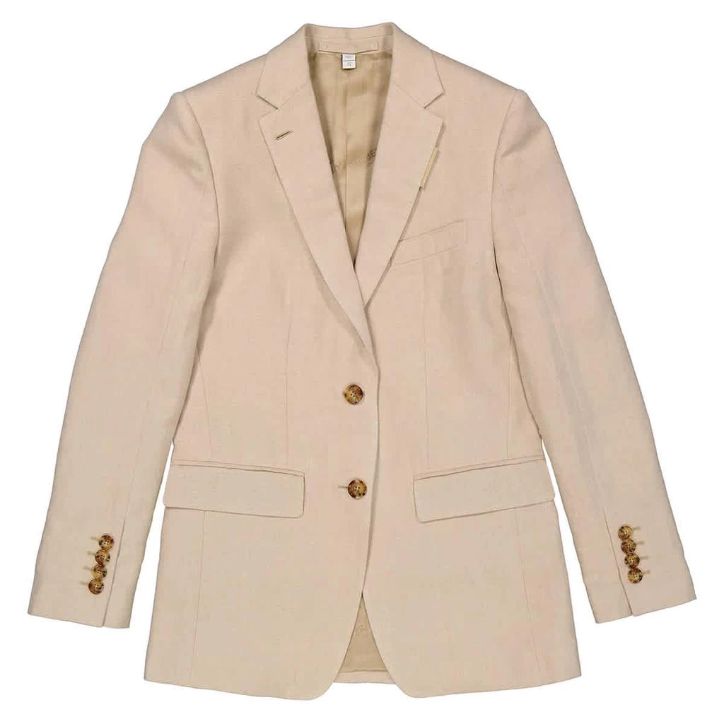 商品Burberry|Ladies Loulou Oatmeal Single-Breasted Tailored Jacket,价格¥2611,第1张图片