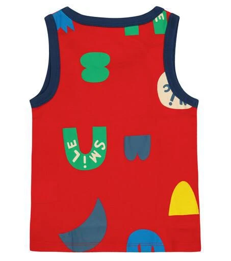 商品Stella McCartney|Set of 7 printed cotton tank tops,价格¥906,第4张图片详细描述